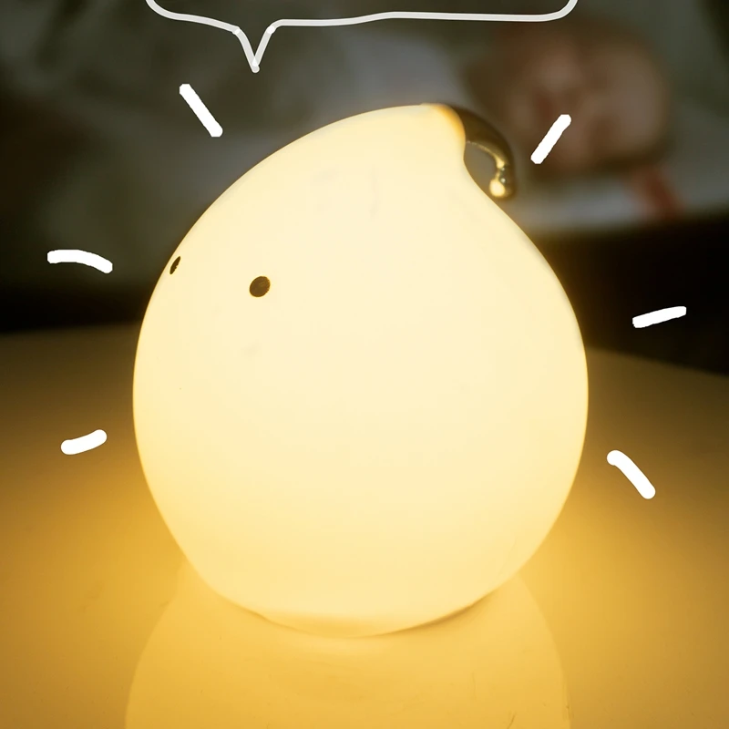 Ночной светильник ПЭТ Силиконовый с спальный ночной Светильник USB Портативный