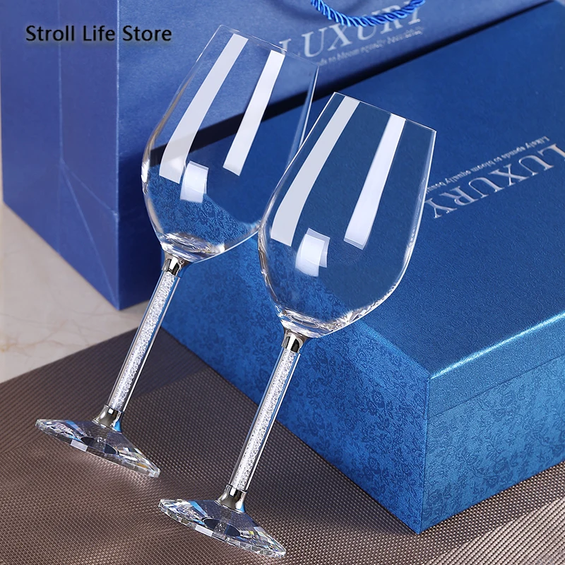 Скандинавские креативные хрустальные бокалы под шампанское на свадьбу для бокалов красного вина набор