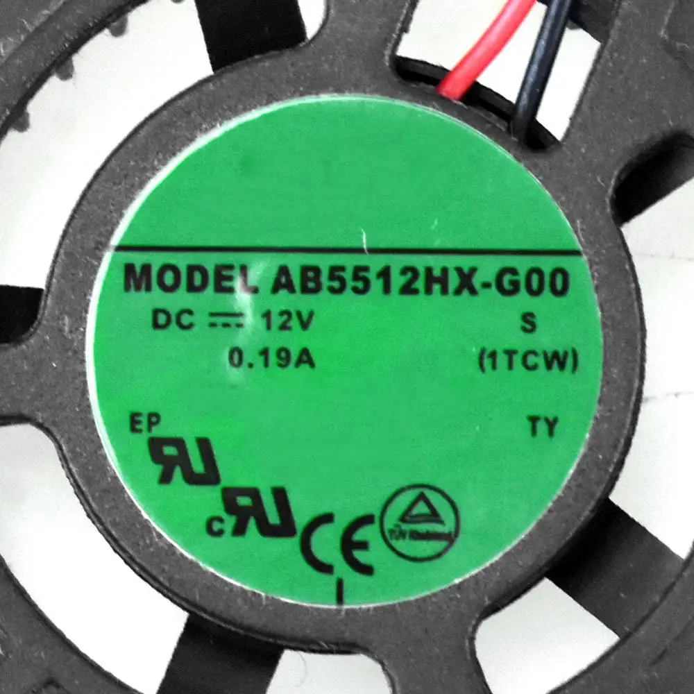Для ADDA AB5512HX-G00 DC12V 0.19A ноутбук turbo Blower охлаждающий вентилятор 2pin процессор кулер