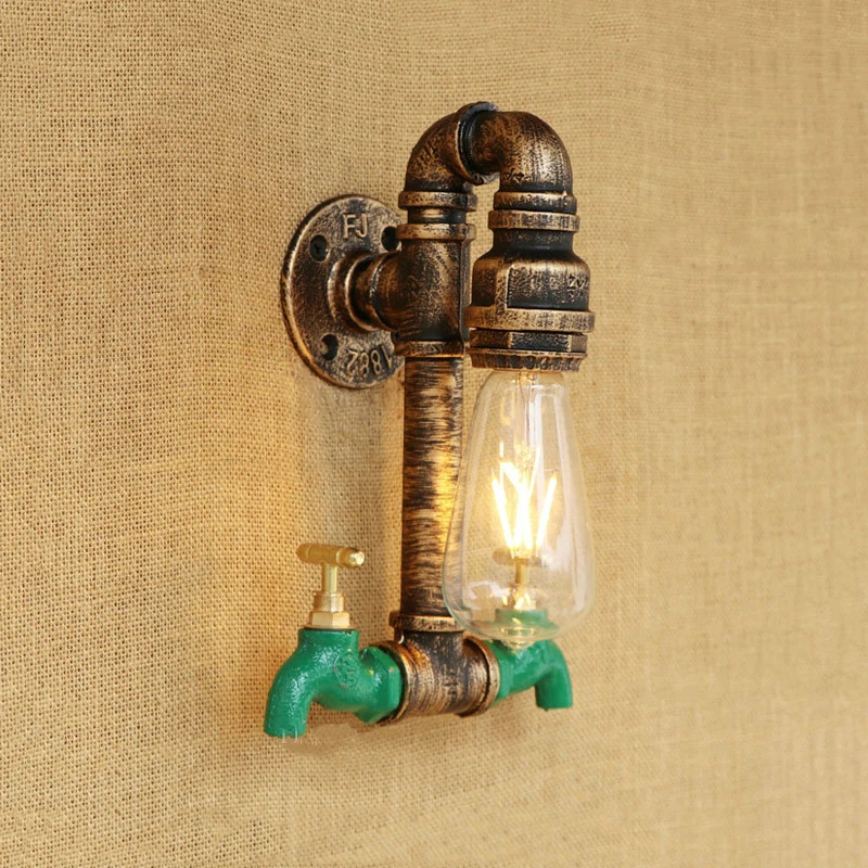 Креативный светильник для кафе бара настенный E27 бра Коридорная лампа прохода