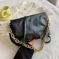 small pu leather luxury designer crossbody shoulder bags for women 2021 winter fashion trends female chain handbags and purses