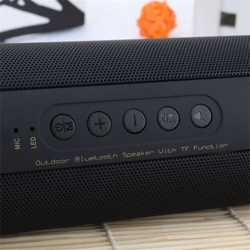 

Professional IPX7 Waterproof Outdoor HIFI Column Speaker Wireless Bluetooth Speaker Subwoofer Sound Box with Flashlight Support