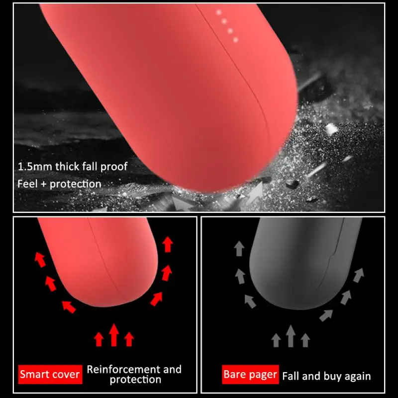 Силиконовые Беспроводной Bluetooth наушники защитный чехол в виде ракушки для Haylou GT1