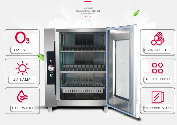 

Stainless Steel Commercial Kitchen Food Tools UVC Lamp Knife Sterilizer Catering Box Sterilization Cabinet
