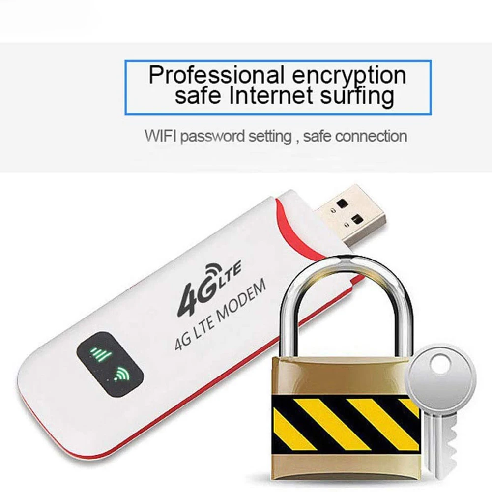 Разблокированный 4G WiFi роутер LTE модем USB точка доступа беспроводной sim-карта ключ
