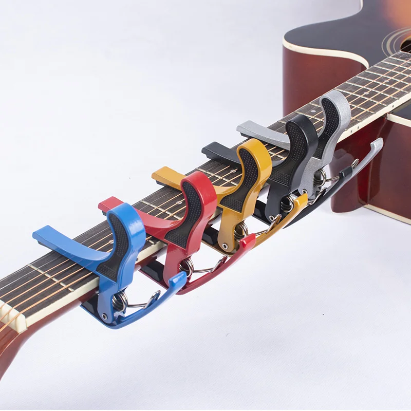 

1pcs Universal Capo Guitar Accessories Quick Change Clamp Key Aluminium Alloy Metal Acoustic Classic Guitar Capo for Guitar Part