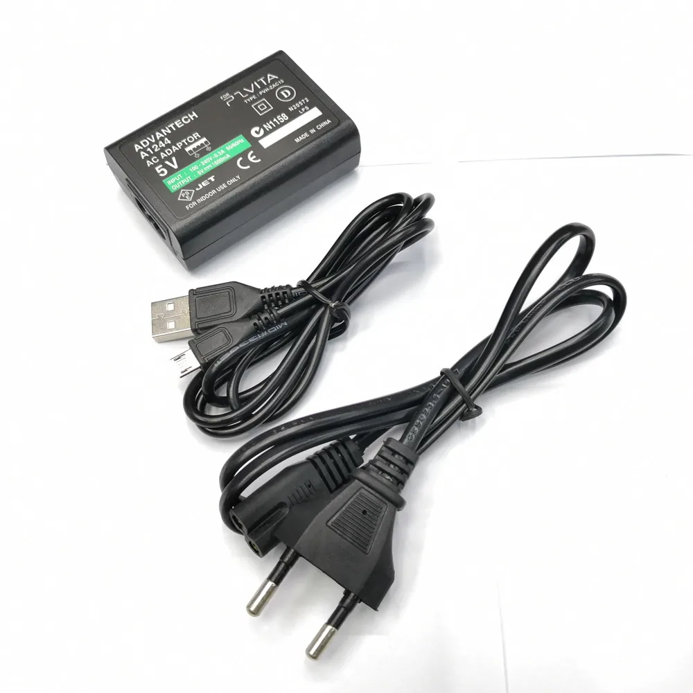 

200pcs EU/US Plug Power Supply 5V AC Adapter For PSV2000