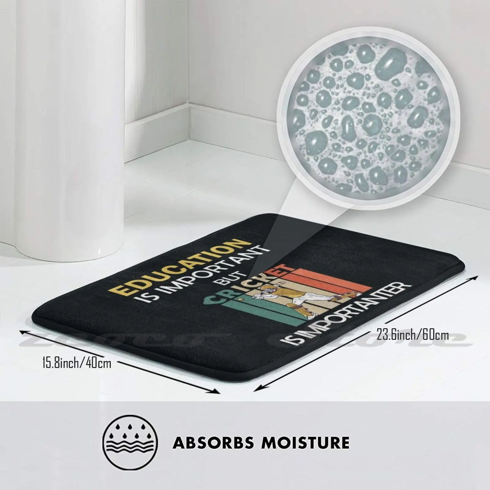 Важна но важна для крикета подарок любителей мягкий нескользящий коврик подушка