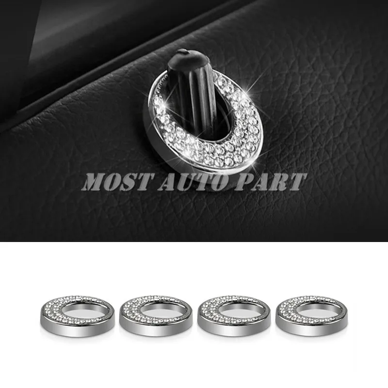 Стразы стильный Автомобильный Дверной замок накладка на булавке для Benz E класса