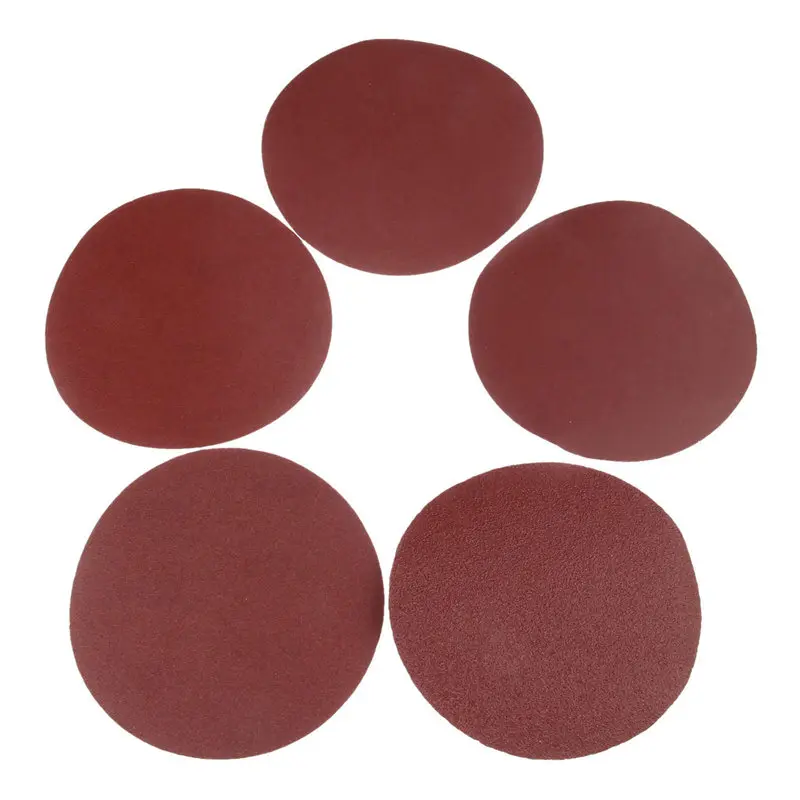 GTBL 30PCS 5 inch 125mm Round Sandpaper Disk Sand Sheets Grit 320/400/600/800/1000/1500 Hook &amp Loop Sanding Disc for Sander |