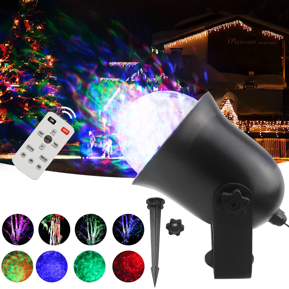 New LED Disco Light Projector Effect Party DJ Ball Led Lights Decoration Lamp Music Christmas|Украшения своими руками для