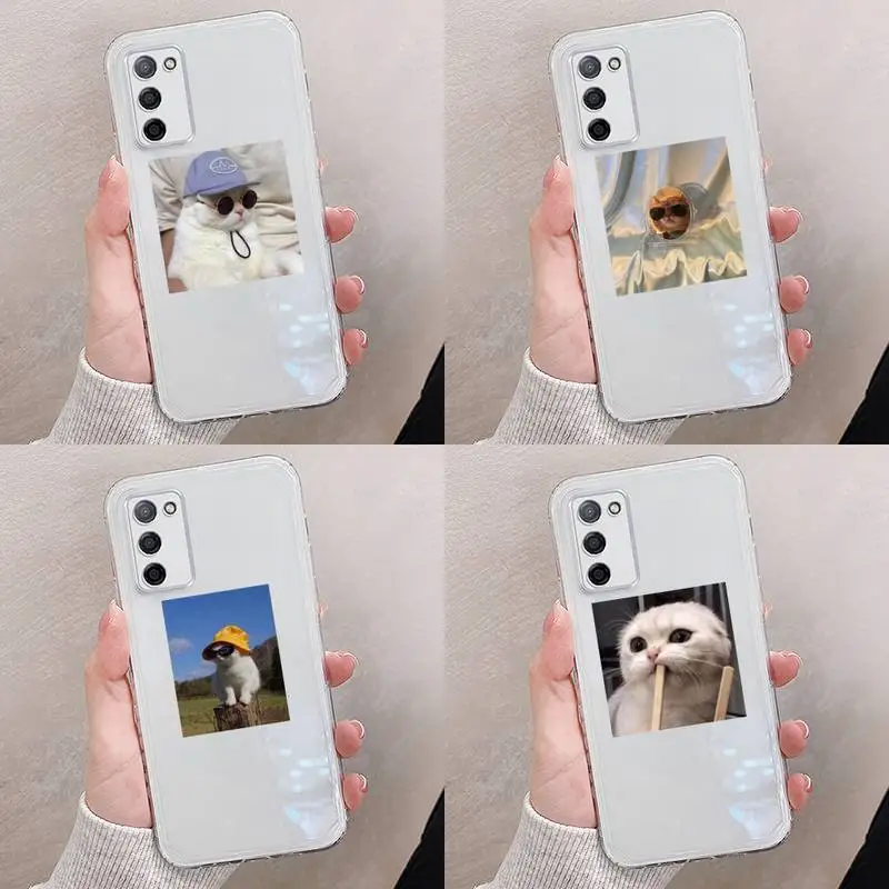 

cat Phone Case Transparent For oppo RENO A 1 2 3 4 5 7 8 Z 2Z SE ACE PRO moible bag
