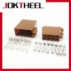 151030 наборы TE tyco 8 pin 3,5 мм Мужской Женский коричневый негерметичный Средний слот авто ISO радио Рог CD разъем для Toyota Lexus