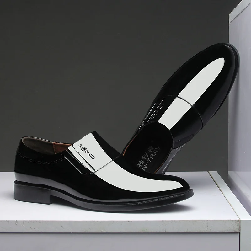

Classic Business Men's Dress Shoes Fashion Elegant Formal Wedding Shoes Men Slip on Office Oxford Shoes for Men