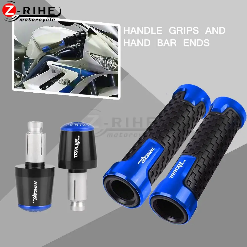 

Motorcycle 7/8 " 22mm handle grips handlebar Handle Bar End Cap For YAMAHA TRACER700 Tracer 700 2020 2021 2022 2016-2019 2018 17