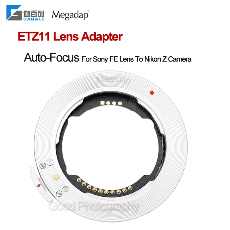 

Переходное кольцо для объектива Gabale Megadap ETZ11 для Объектива Sony FE на камеру Nikon с креплением Z ZFC Z5 Z50 Z6 Z50 Z6 II Z7 II с автофокусом