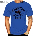 Новая мужская белая футболка с логотипом KNIGHT KATS Berlin Motor Racing размер от S до 3XL