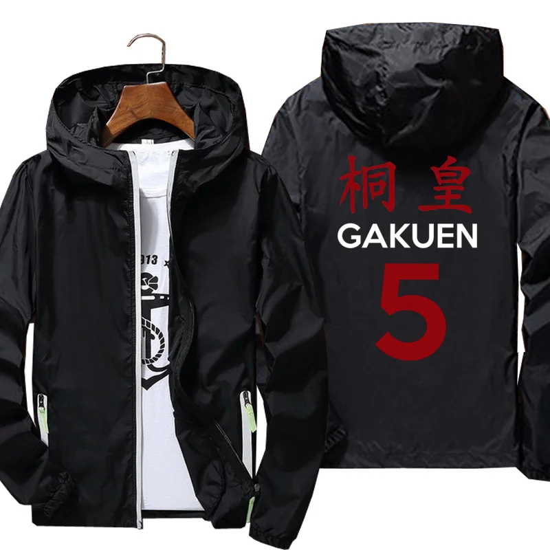 

Куртка без корзины Kuroko Basuke Gakuen 5, тонкая верхняя одежда, ветрозащитные куртки, ветрозащитное пальто, спортивная одежда для улицы