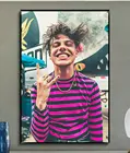 W374 плакат из шелковой ткани, Настенный декор, новый Yungblud, рок-музыка, певец, поп-звезда, модное украшение, Яркий Рождественский подарок