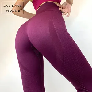 Женские леггинсы для занятий йогой Lucylizz, спортивные Леггинсы с эффектом пуш-ап, спортивные штаны с сеткой