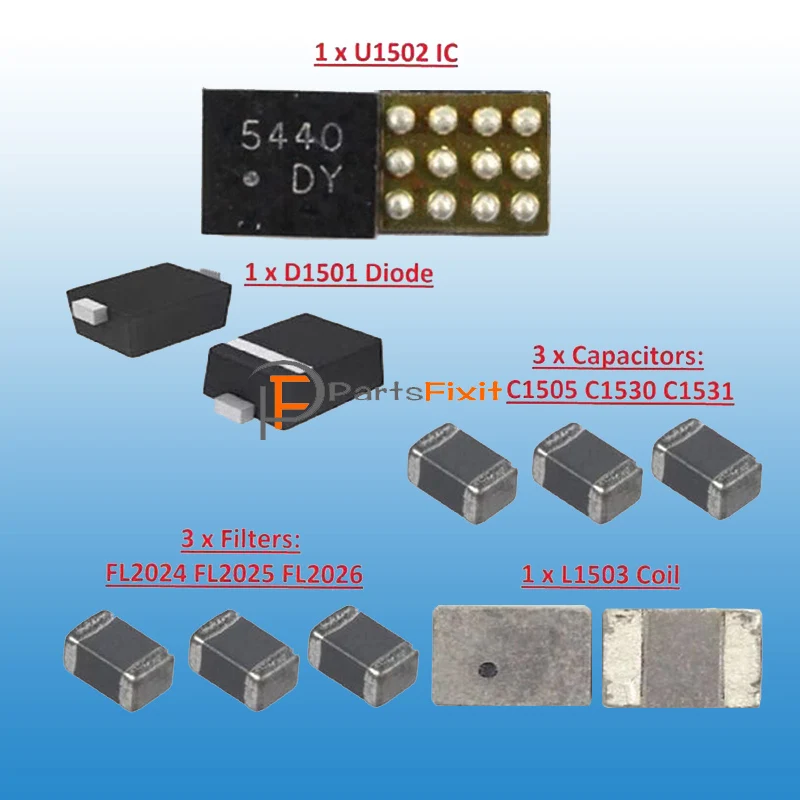 

5pcs Backlight IC U1502 12pin for iPhone 6G 6Plus Backlight Control IC 12pin U1502 Replacement 5pcs/lot