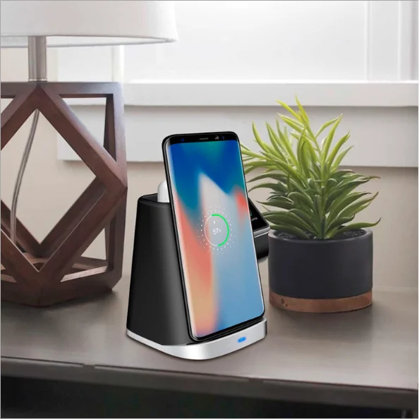 3 в 1 для Apple Watch Магнитная быстрая QI Беспроводная зарядка для мобильных 8 Plus X XR XS S9 S8 S7 док-станция