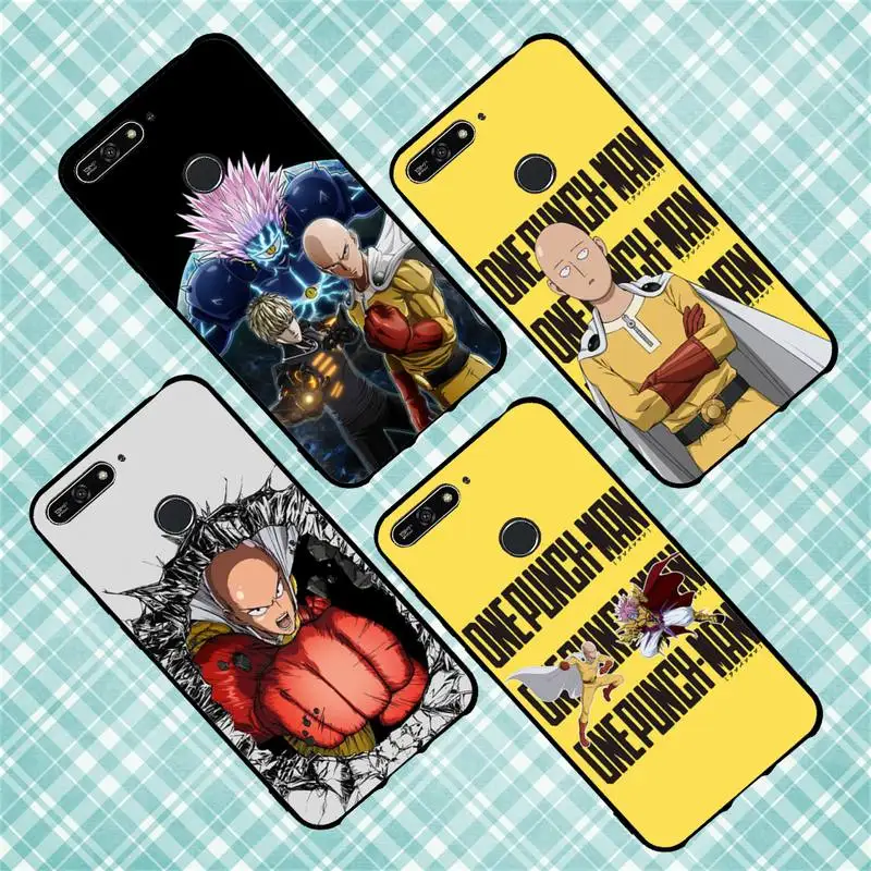 

One Punch Man Phone Case For Huawei Honor 8 X 9 10 20 V 30 Pro 10 20 Lite 7A 9lite Fundas Case
