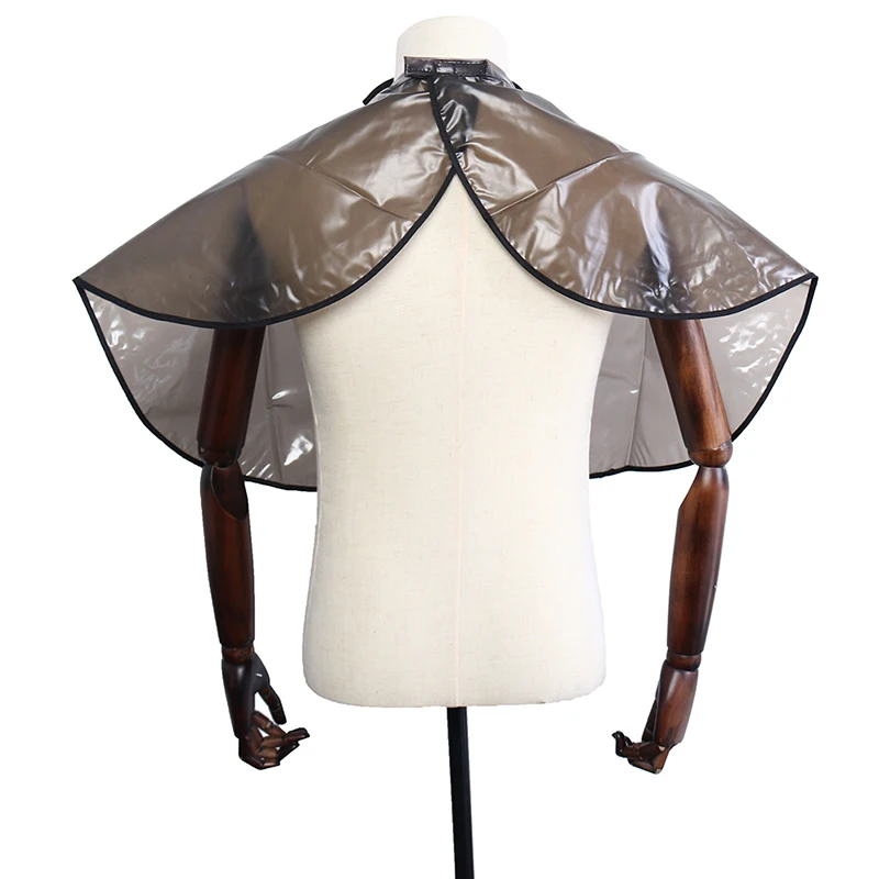 

1PCS Hair Cutting Collar PVC Waterproof Colouring Cape Barber Cloth Hairdressing Hair Dye Gown Perm Baking Oil Cape Tool