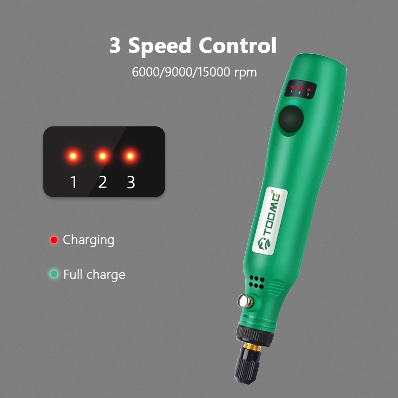 Pinkman 3 6 В Регулируемая Беспроводная мини-ДРЕЛЬ Dremel гравер Электрический