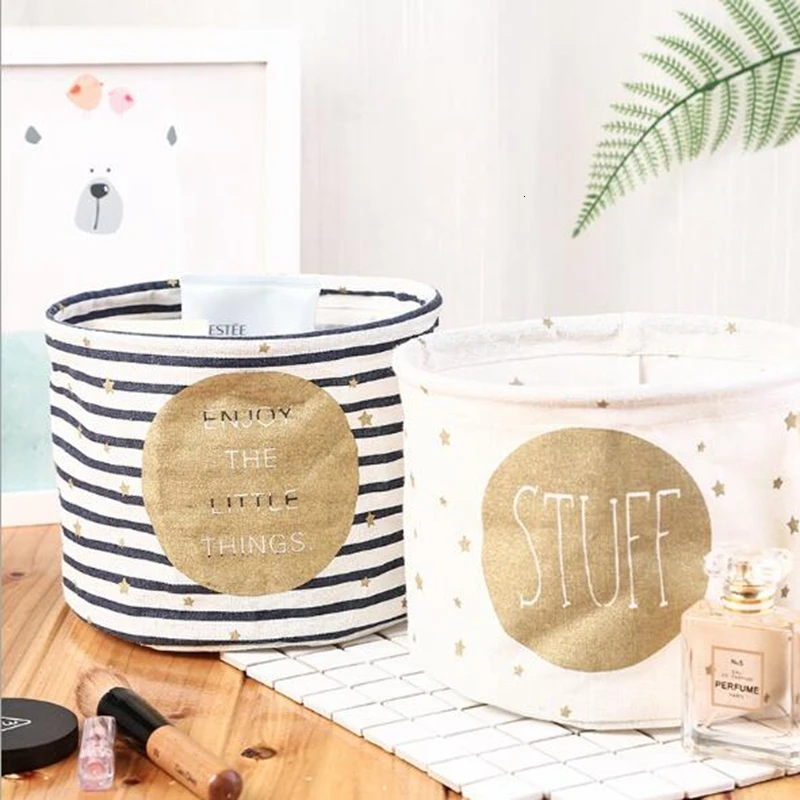 Симпатичная корзина для белья настольных ПК сумка коробка мелочей маленькие