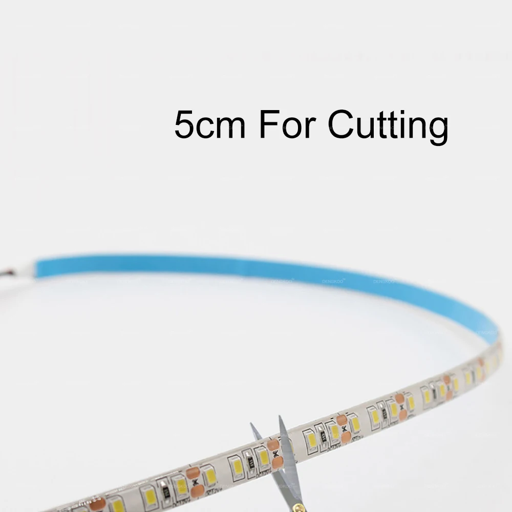 Неоновое освещение 24 В светодиодная Cutable Strip SMD2835 120 светодиодов/м гибкая