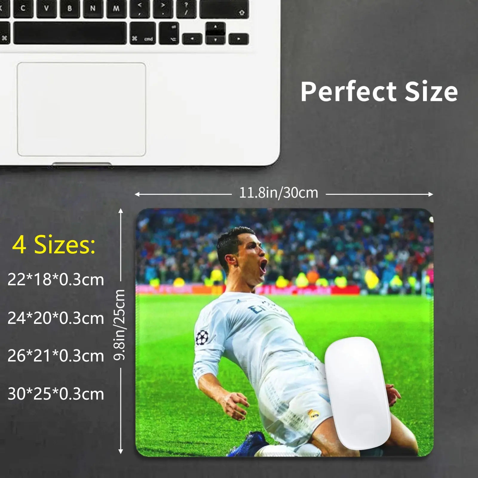 

Празднование гол Коврик Для Мыши DIY печать спортивные легенды легендарный спортсмен герой