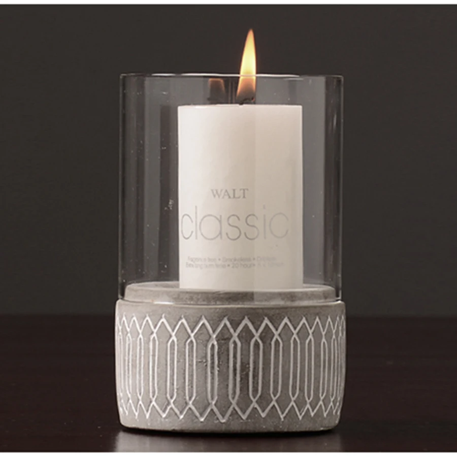 Рождественские Современные хрустальные подсвечники в скандинавском стиле