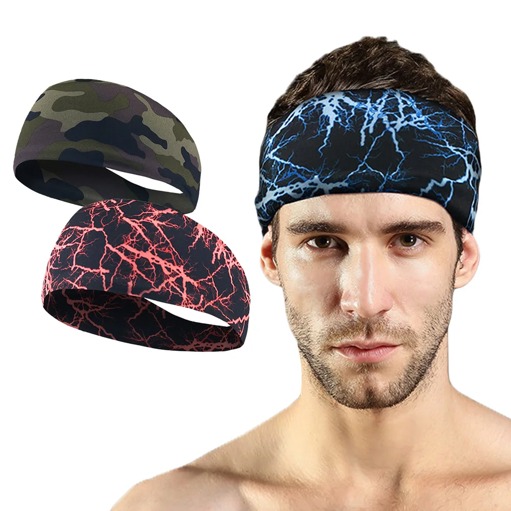 Спортивная спортивная повязка на голову для занятий спортом бега фитнеса стрейч