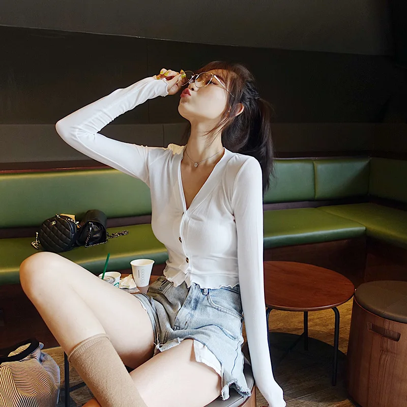Kpop черные розовые Дженни же СИНИЕ ВЯЗАНЫЕ короткие толстовки с капюшоном и v-образным вырезом Женская Корейская дикая Толстовка Harajuku свитшоты женская одежда