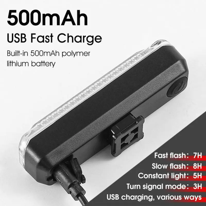 

Bicycle Remote Control Taillight For Turn Signal Night Riding Safety Warning Light 500mA USB Rechargeable IPX5 Riding Equipment