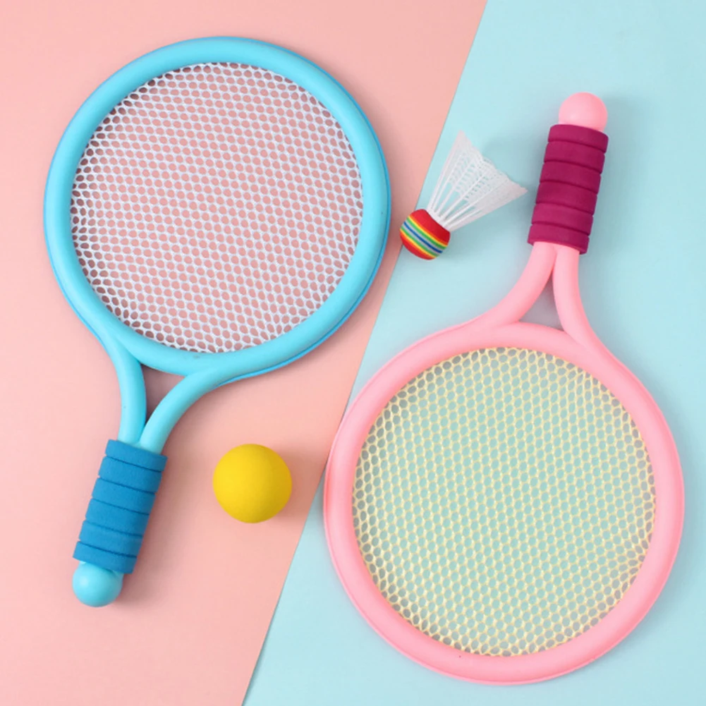 

Набор ракеток для бадминтона для детей, ракетка для тенниса с 1 мячом для бадминтона, для занятий спортом в помещении и на улице