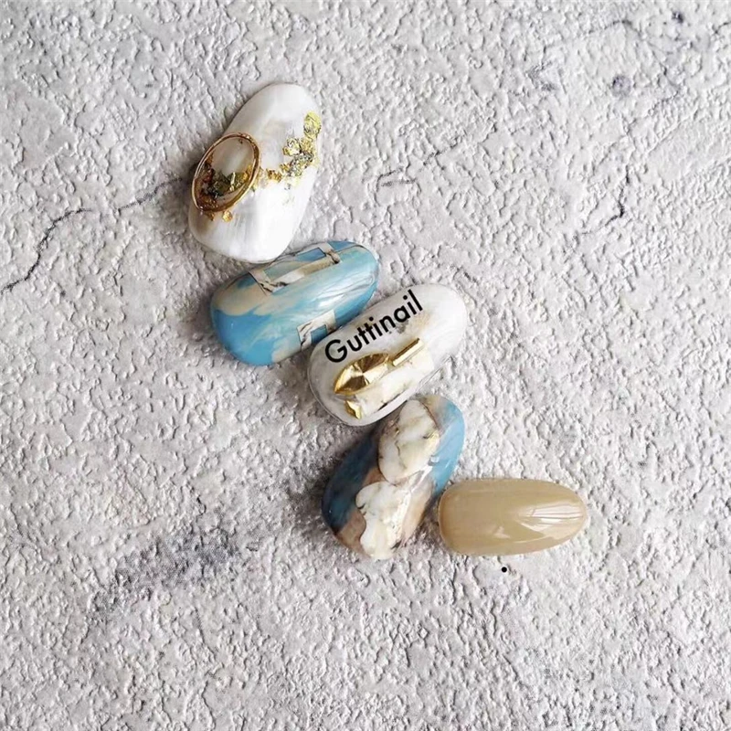 

2021 New 1 Pcs Nail sticker Marble Series Foils Paper Nail Art Transfer Sticker Slide Nail Art Decal Nails DIY Accessories