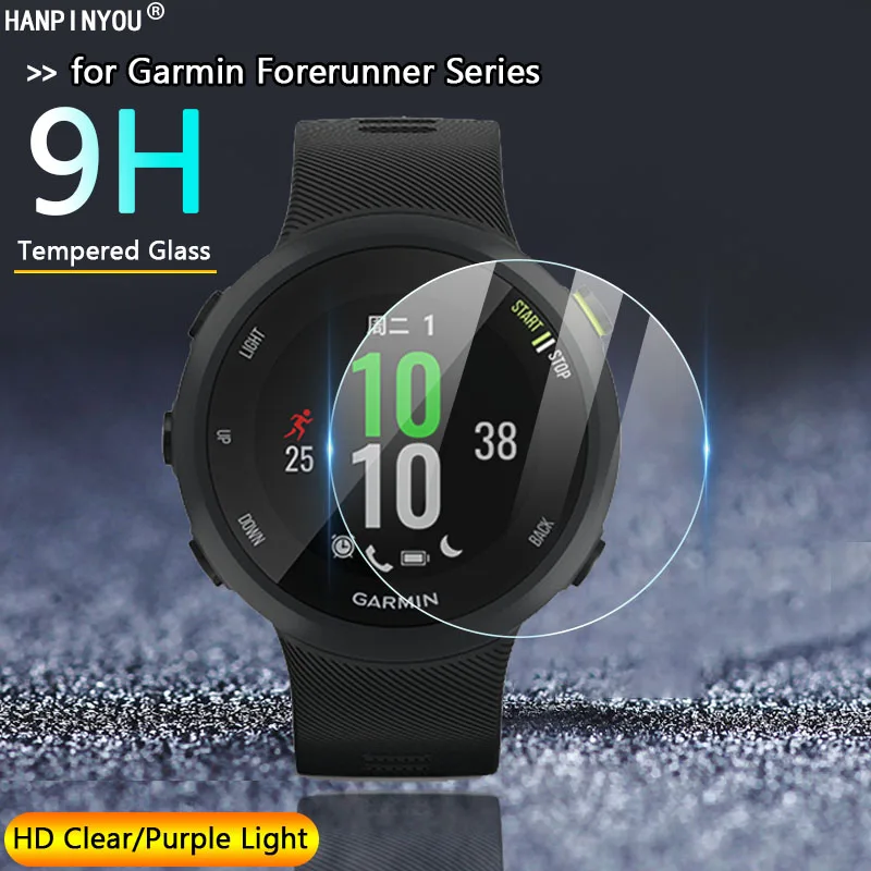 

For Garmin Forerunner 45 45S 745 945 245 645 Music 735XT 935 Clear/ Anti Blue Light Tempered Glass 9H 2.5D Screen Protector Film