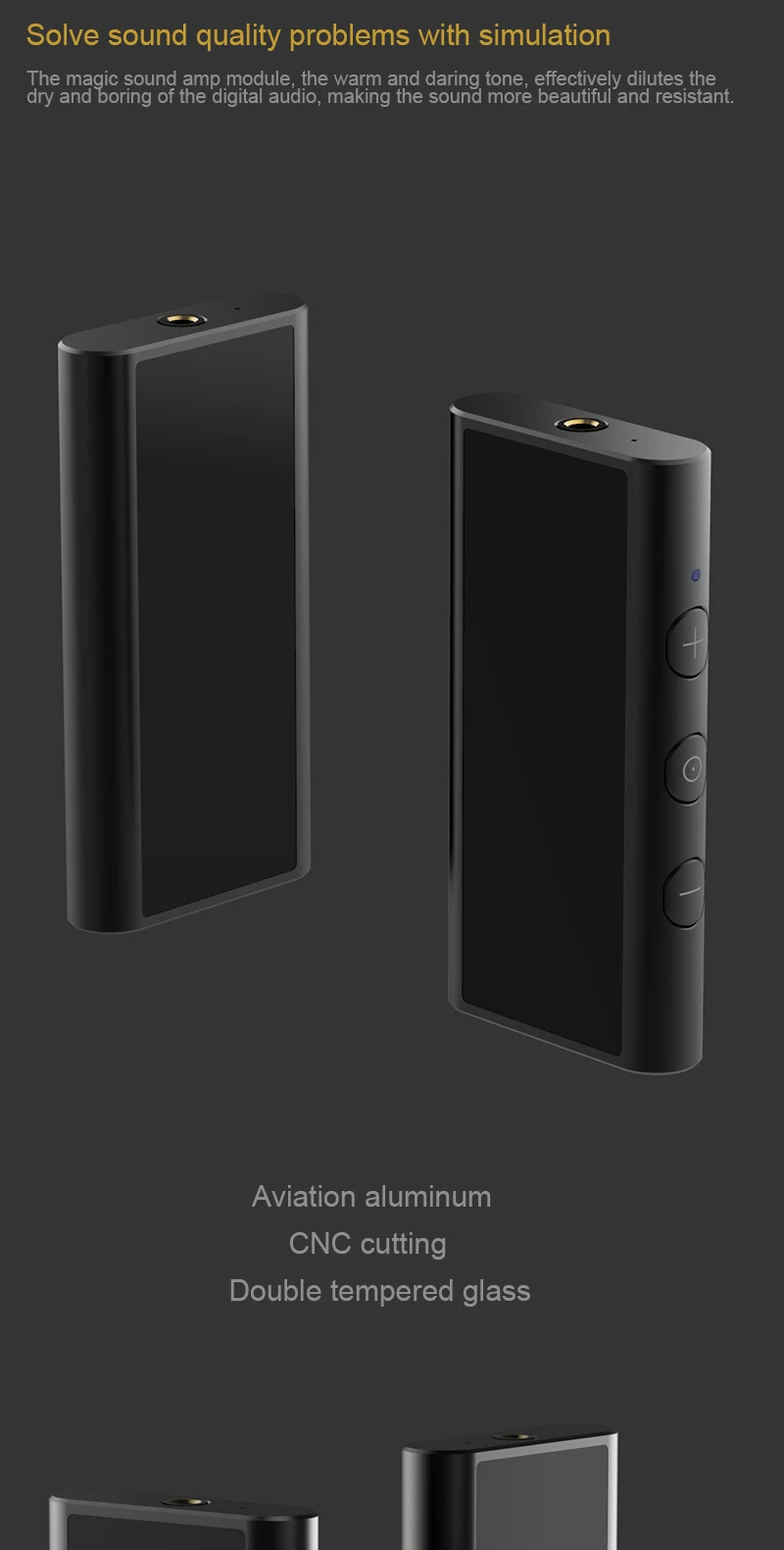 Bluetooth 5,0 усилитель для наушников APTX-HD+ ЦАП Два чипа дополнительно для IPhone AAC декодирование аудио усилитель трубка