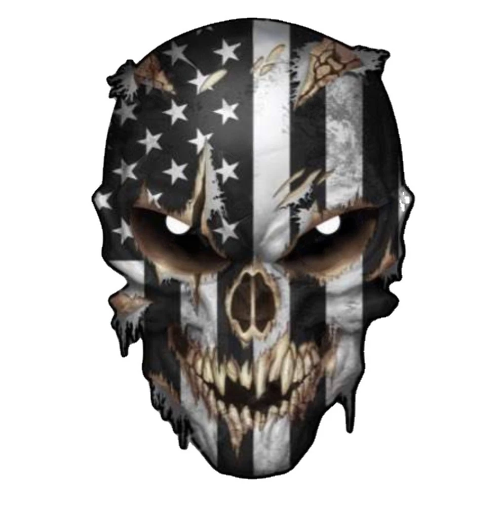 

Creative Reflective Female Sugar Skull Car Stickers Motorcycle Decals Sunscreen Decoration PVC SUV Fine Decal Engine Cover Decor