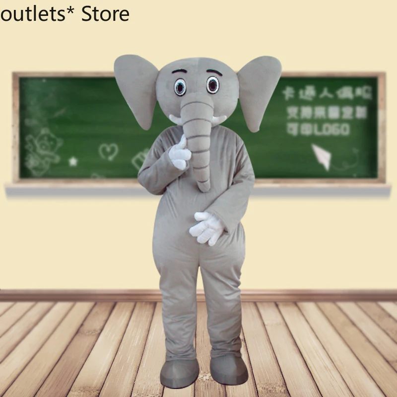 Костюм с изображением слона из мультфильма мультяшный костюм для взрослых
