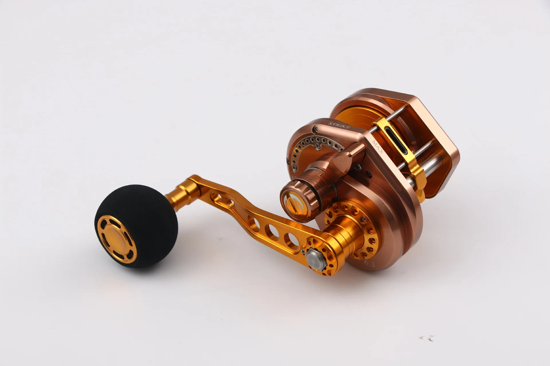 Катушка для троллинга полностью Металлическая Рыболовная катушка с ЧПУ резная