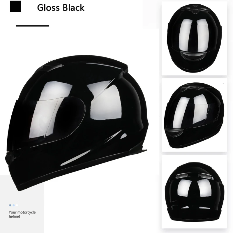 Asian black men and women's four seasons universal half helmet winter warm full helmet