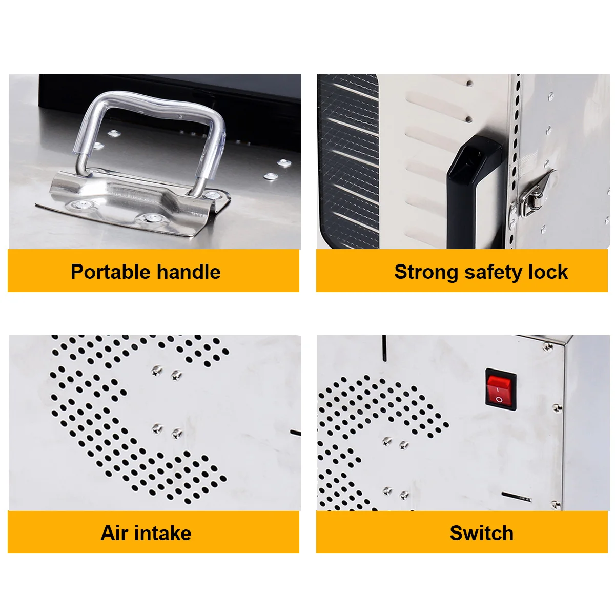 Сушилка для фруктов овощей трав мяса из нержавеющей стали с функциями сушка