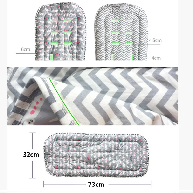 

Miracle Baby Stroller Accessories Cotton Diapers Changing Nappy Pad Seat For New Carriages/Pram/Buggy/Car Born Mat General