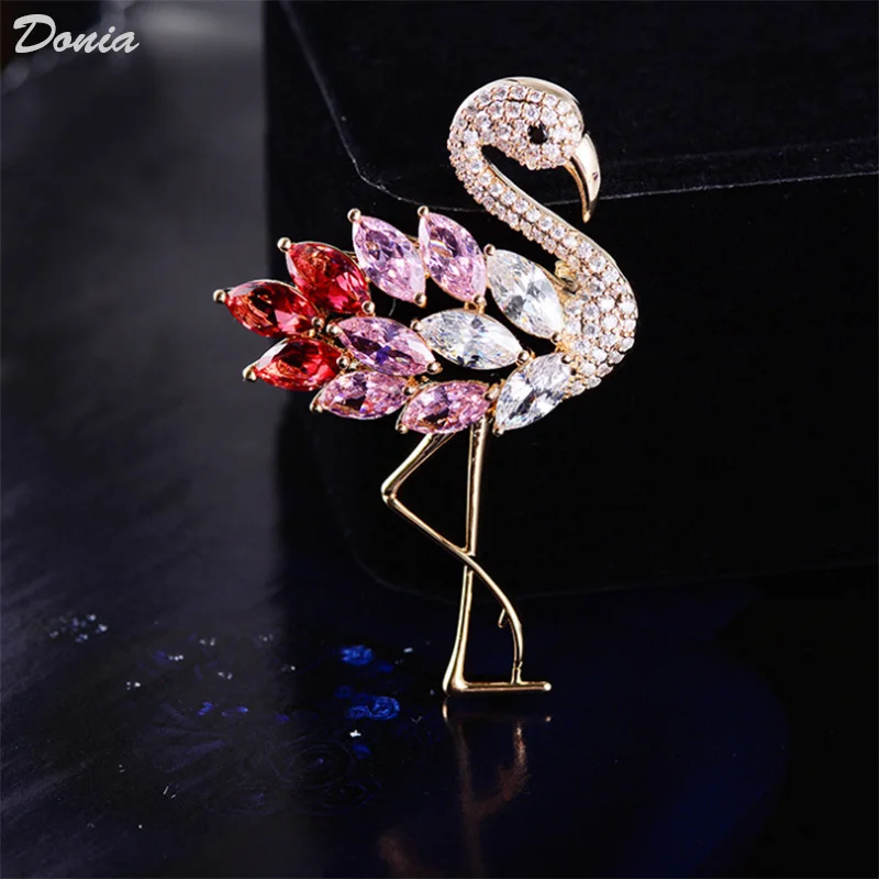 Ювелирные изделия Donia Модный высококачественный медный микро набор AAA циркон