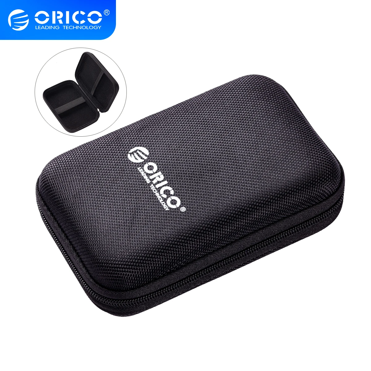 

ORICO 2.5 Inch HDD Box Bag Case Portable Hard Drive Bag for External Portable HDD hdd box case storage Protection Black/Red/Blue