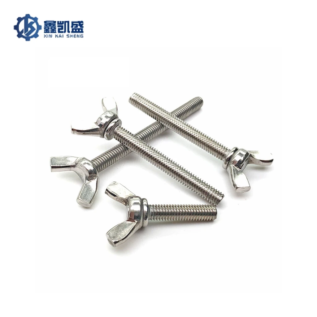 

[M3 M4 M5 M6 M8 M10] DIN316 304 Stainless Steel Butterfly Bolt Wing Bolt Thumb Wing Screw Claw Hand Tighten Screws