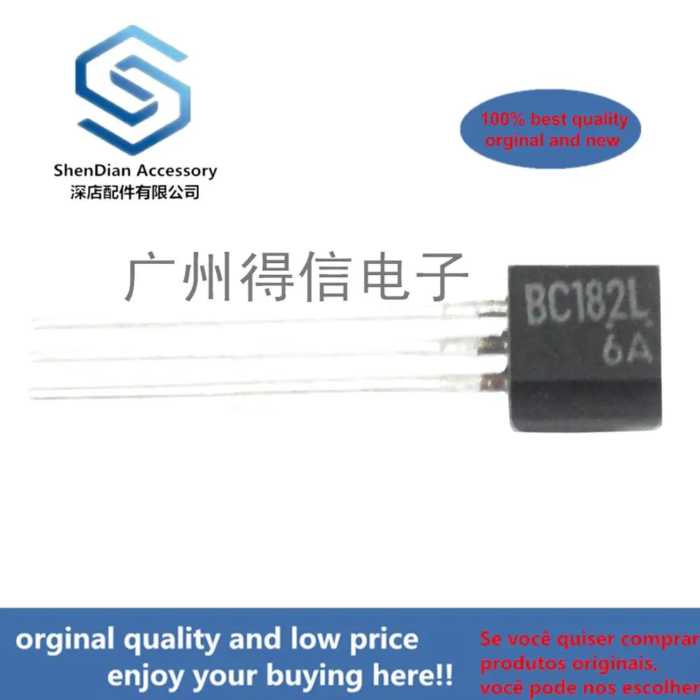 30 шт. 100% оригинальный новый BC182L BC182 сумка для триодов средний C pin To 92 реальное